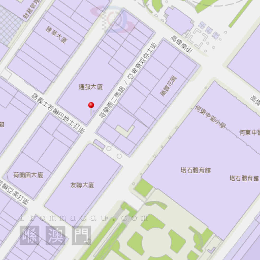 Zoom in location area of Umai Bowl in Conselheiro Ferreira de Almeida (Macau Holland Park), Macau