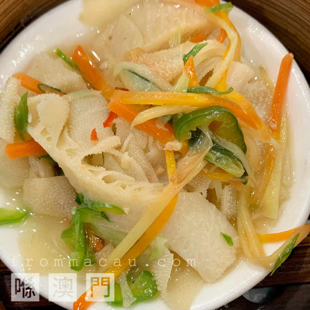 Steamed Ginger Scallion Beef Tripe at Windsor Arch Restaurant Macau in HO LAN UN (Avenida do Conselheiro Ferreira de Almeida) and Tap Siac, Macau