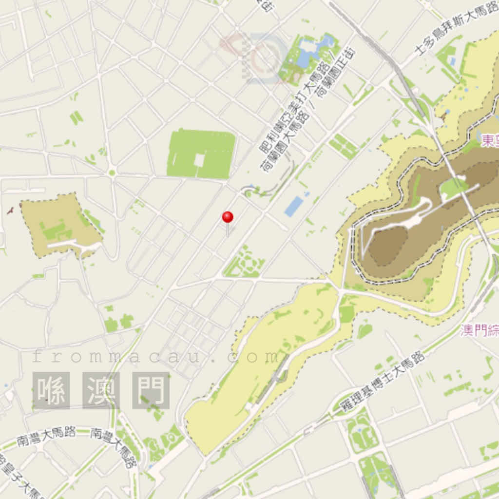 Zoom in location area again of Umai Bowl in Conselheiro Ferreira de Almeida (Macau Holland Park), Macau