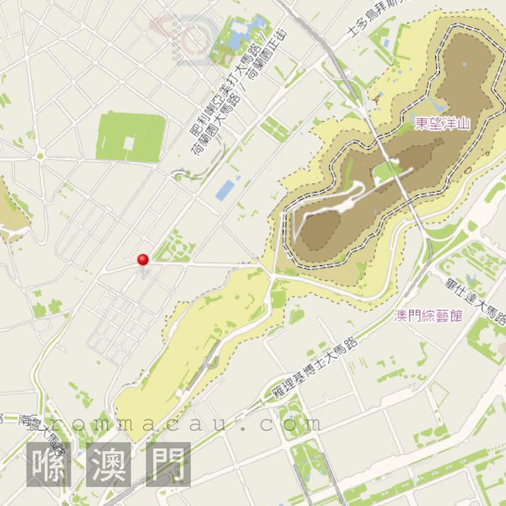 Zoom in location area again of Windsor Arch Restaurant Macau in Tap Siac and Avenida do Conselheiro Ferreira de Almeida (Macau Holland Park), Macau