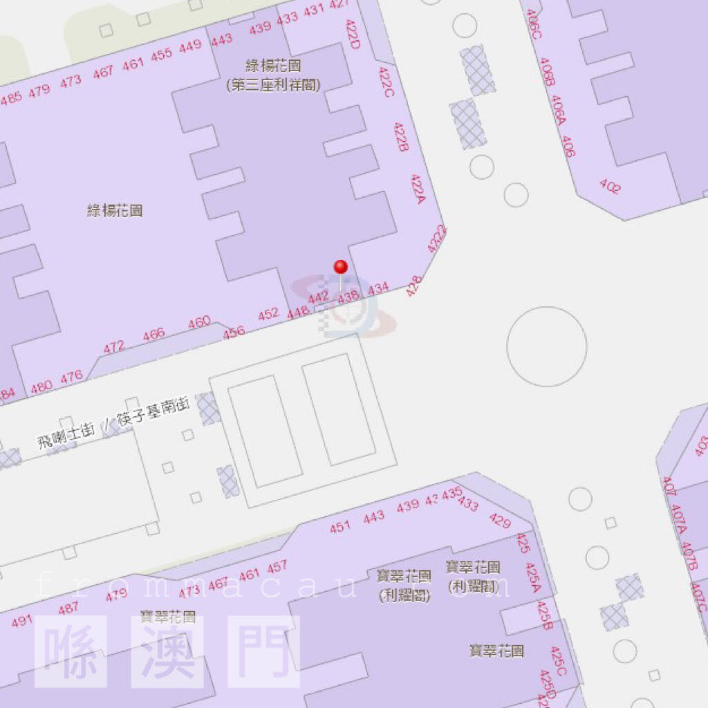 Location of HaoLian Congee Restaurant in Fai Chi Kei (Lok Yeung), Macau