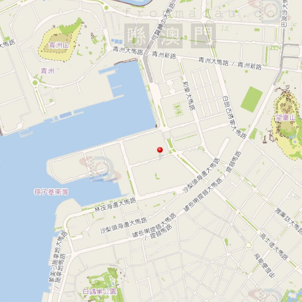 Zoom in location area again of Precious Portuguese Café in Fai Chi Kei, Macau