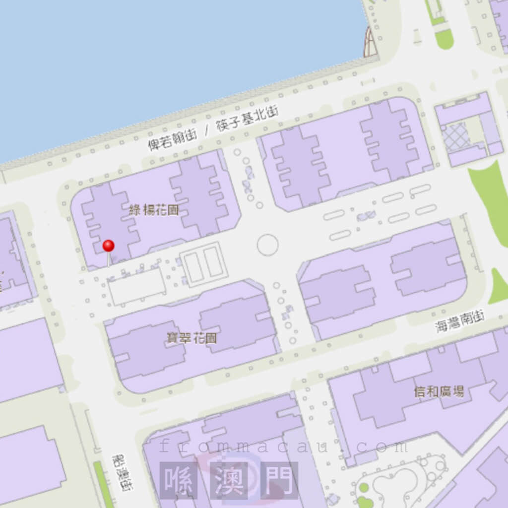 Zoom in location area of ( Nagano restaurant / Chang Ye Liao Li ) in Fai Chi Kei (Lok Yeung), Macau.