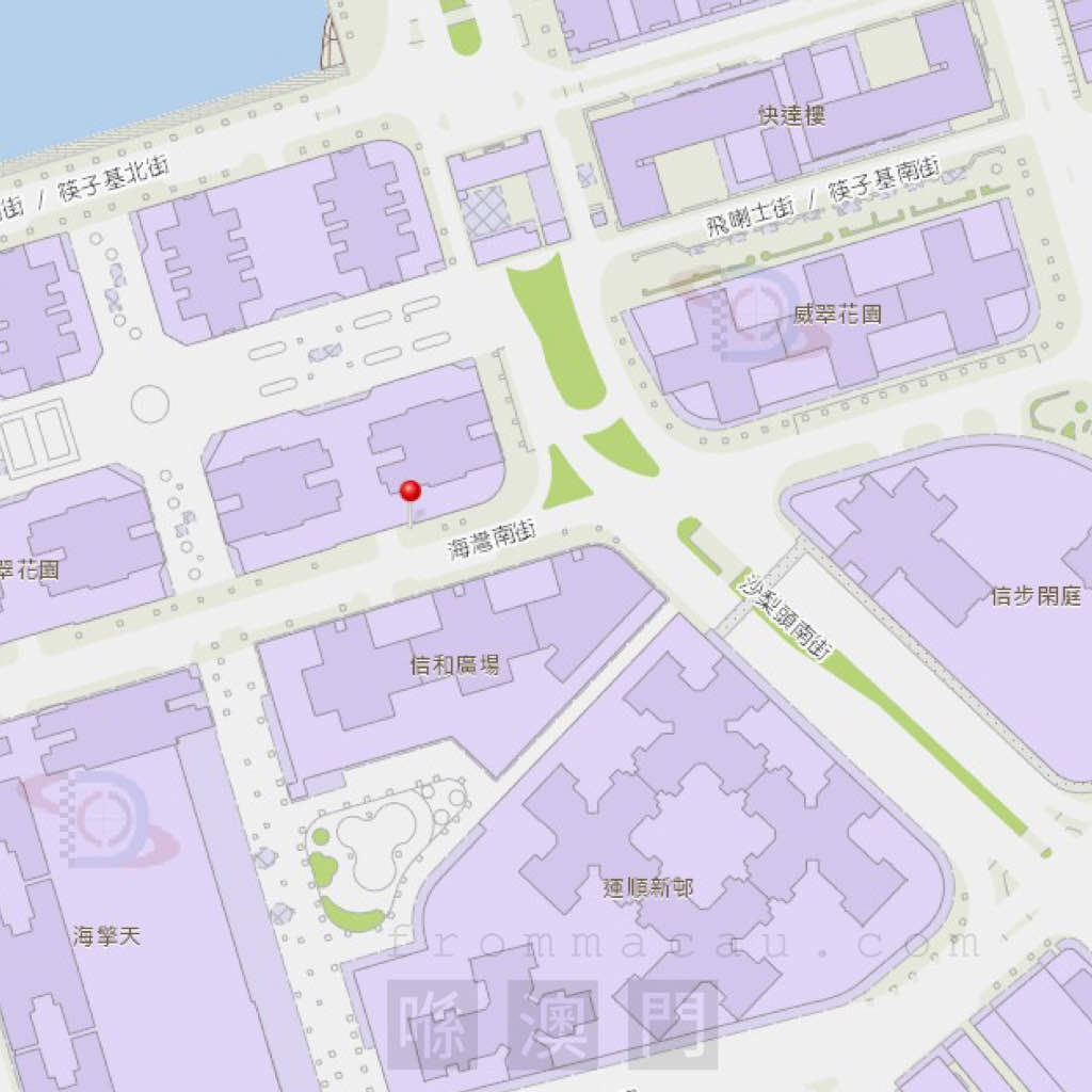 Zoom in location area of Precious Portuguese Café in Fai Chi Kei, Macau
