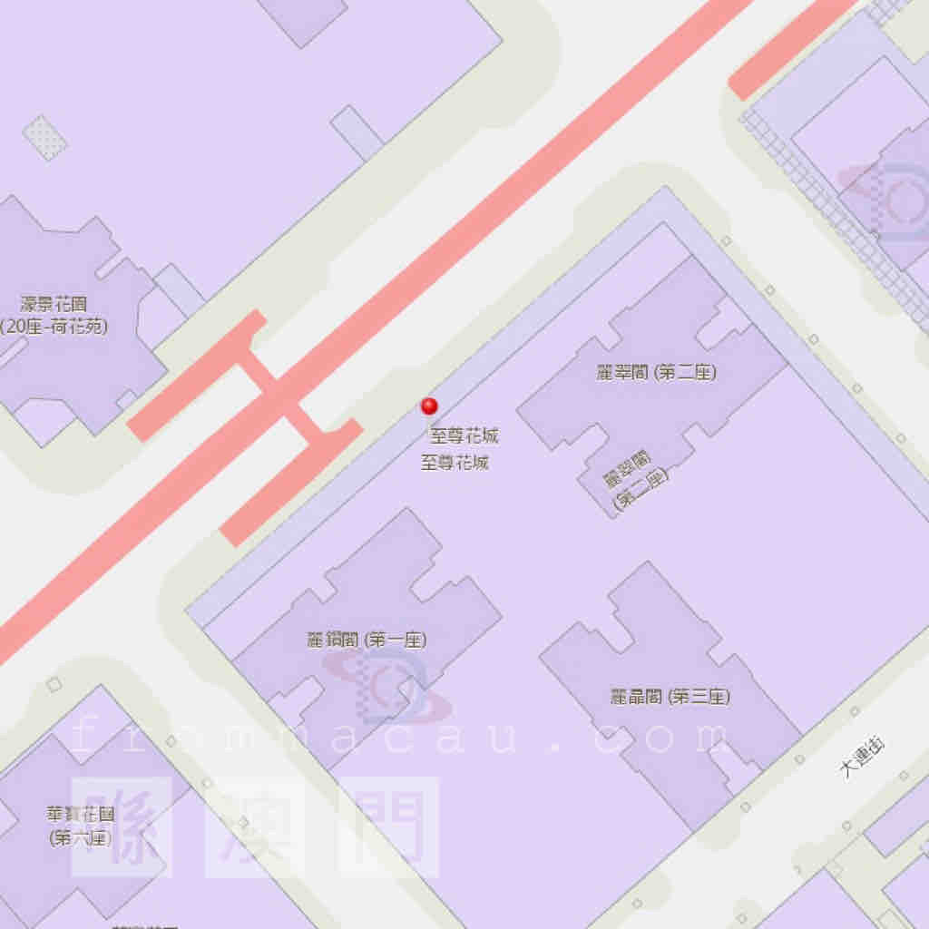 Location of U Veng Kei Cafe in Supreme Flower City, Baixa da Taipa (Macau Taipa Center), Taipa.